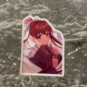 5/$10 Waterproof Vinyl Sticker -Monika Doki Doki Literature Club